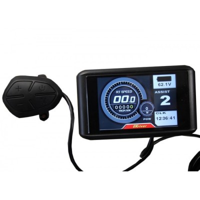 Цветной  LCD дисплей  для контроллеров Sabvoton 48v-72v Elvabike.com
