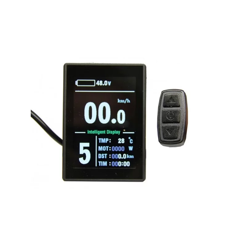 Дисплей LCD-8H+USB для контроллеров KUNTENG на 24v, 36v, 48v Elvabike.com