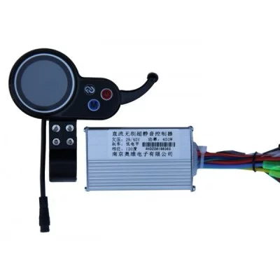 Контроллер 36-48v450w для электросамоката, с цветным LCD дисплеем и рычажной ручкой газа Elvabike.com