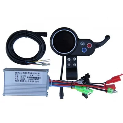 Контроллер 36-48v450w для электросамоката, с цветным LCD дисплеем и рычажной ручкой газа Elvabike.com