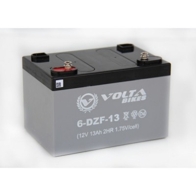 Тяговый свинцово-кислотный аккумулятор AGM Elvabike 12v13Ah Elvabike.com