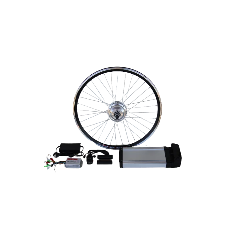 Полный электронабор с усиленным мотор-колесом 36v350w в ободе 16' - 28' и литий ионной АКБ 36v12.5Ah(L3) на багажник Elvabike.co