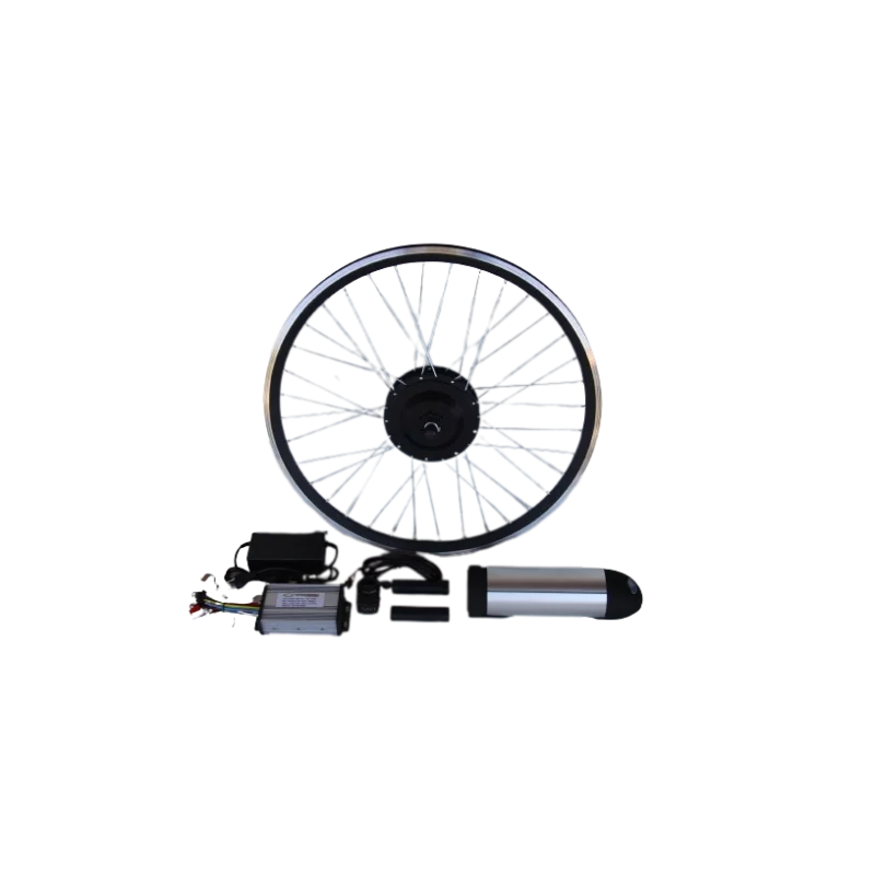 Полный электронабор с мини мотор-колесом 36v600w в ободе 16' - 28' и литий ионной АКБ 36v10Ah(L4) на раму Elvabike.com